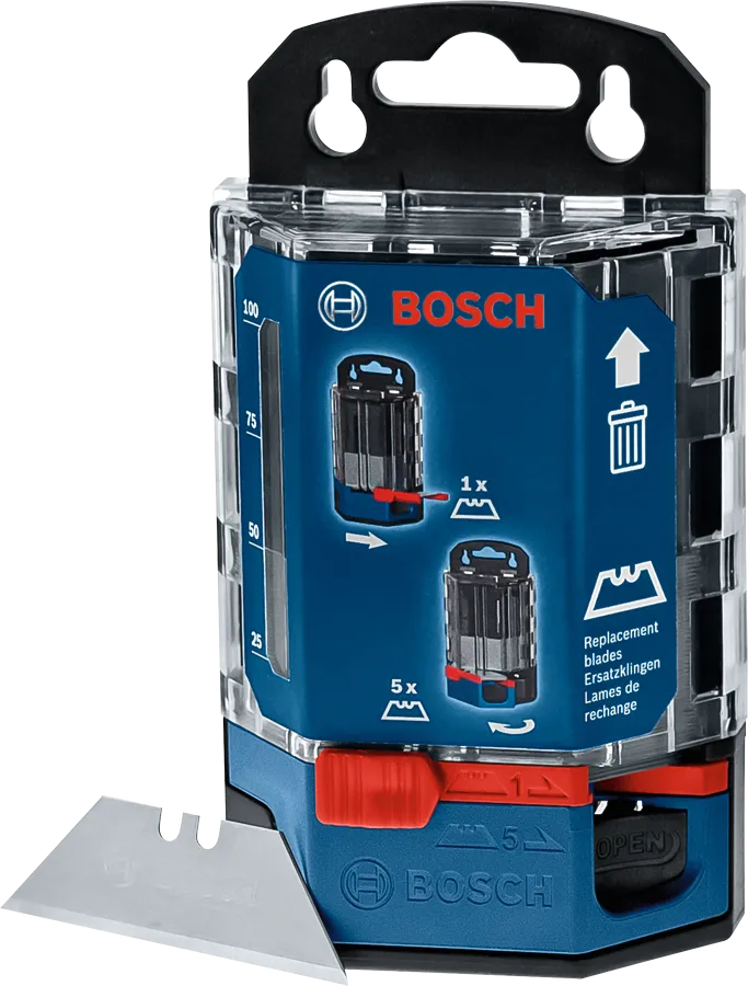 Διανομέας λεπίδων Bosch με 50 ανταλλακτικές λεπίδες.